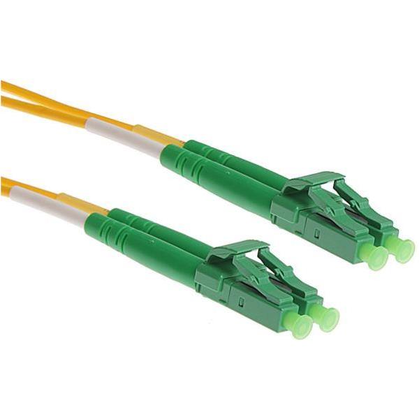 NFO Patch cord, LC APC-LC APC, Singlemode 9 125, G.657A2, Duplex, 10m , PCDSM-15129