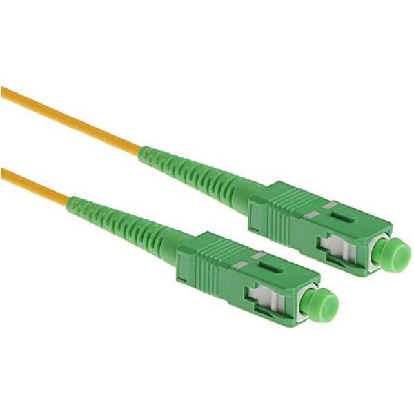 NFO Patch cord, SC APC-SC APC, Singlemode 9 125, G.652D, Simplex, 3m , PCSSM-05046
