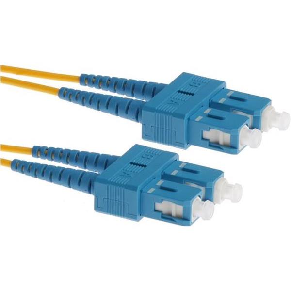 NFO Patch cord, SC UPC-SC UPC, Singlemode 9 125, G.657A2, Duplex, 2m , PCDSM-15131