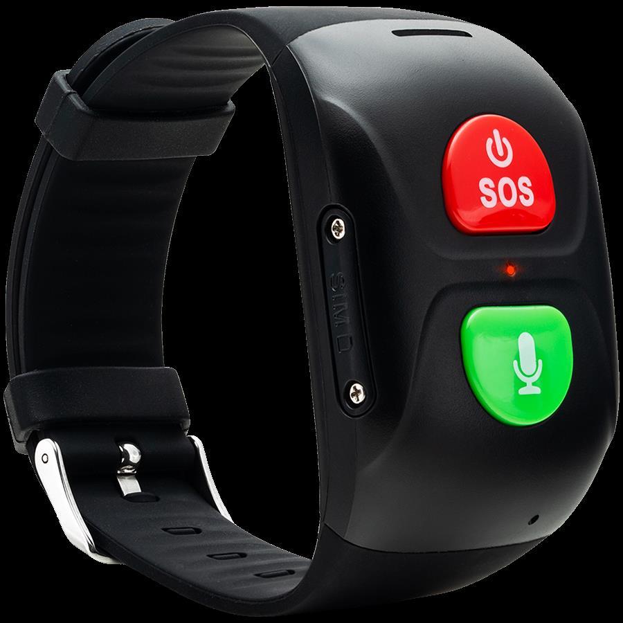 CANYON ST-01 Senior Tracker, GPS function, SOS button, IP67 waterproof, single SIM, 16KB RAM 512KB ROM, 400mAh, compatibility with iOS and android, Black, host: 66*37*16mm, CNE-ST01BB - Slika 2