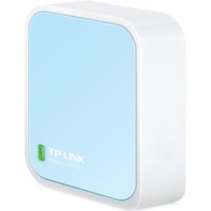 Tp-Link TL-WR802N 300Mbps Wireless N Mini Pocket AP Router, QCOM, 2T2R, 2.4GHz, 802.11n/g/b, 1 Ethernet Port, 1 Micro USB port, Internal Antenna, Outside AC adapter