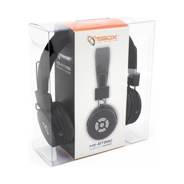 SBOX bluetooth on-ear slušalice s mikrofonom HS-BT890b crne, HS-BT890b - Slika 3