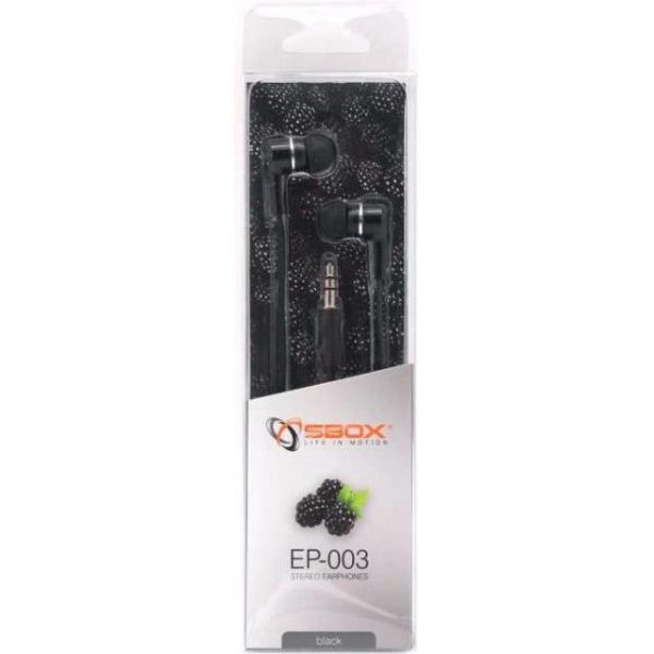 SBOX in-ear slušalice EP-003 crne, EP-003B - Slika 3