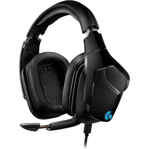 Slušalice Logitech Lightsync Gaming G935, 7.1, bežične, crne, 981-000744