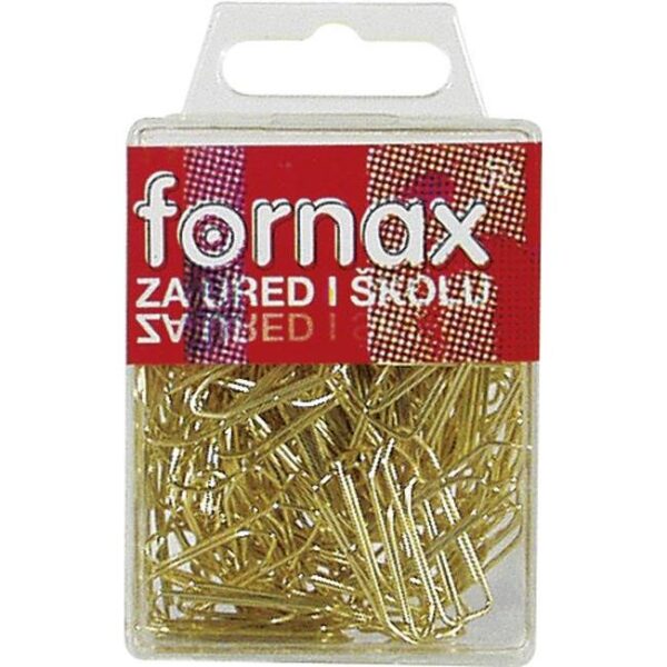 Spajalice ručne mesing br.2 Fornax BC-37 blister, 000010004