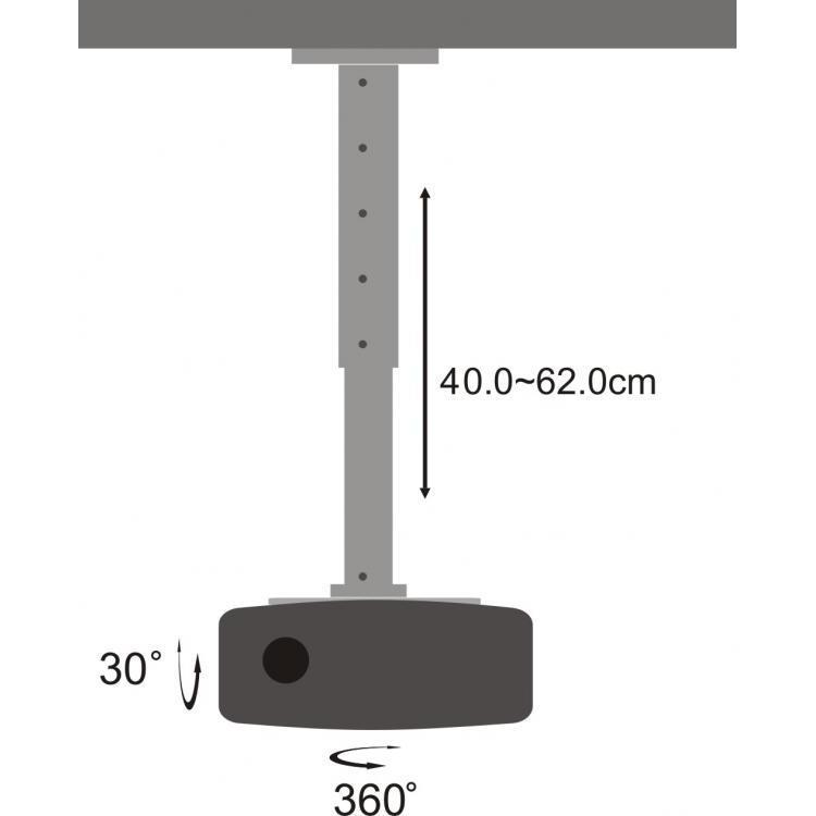 STROPNI NOSAČ PROJEKTORA SBOX PM-102L - Slika 3