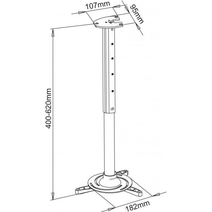 STROPNI NOSAČ PROJEKTORA SBOX PM-102L - Slika 4