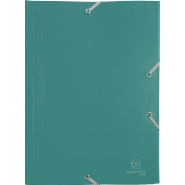 Fascikl klapa s gumicom pp A4 Exacompta 55903E zeleni, 000024726