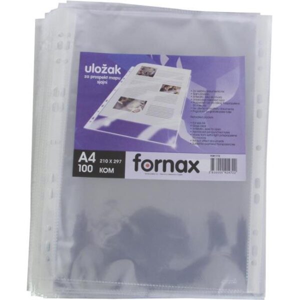 Fascikl uložni A4 50my pp sjajni pk100 Fornax 1772, 000024787
