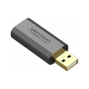 USB ZVUČNA KARTICA 2.0 VANJSKA USB NA 3.5 mm VENTION VAB-S19-H SIVA