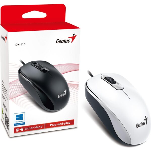 Miš Genius DX-110 LED, BlueEye, USB, bijeli, 31010116102 - Slika 2
