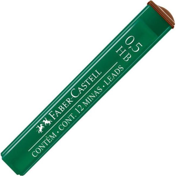 Mine 0,5mm HB polymer 1tuba Faber Castell 9125, 000001309