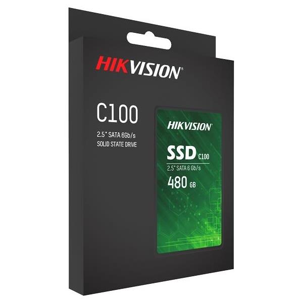 Hikvision C100 SSD 480GB, 2,5", R550/W470, HS-SSD-C100/480G