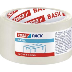 Traka ljepljiva 45mm/40m Hot Melt Basic Tesa prozirna, 000009308