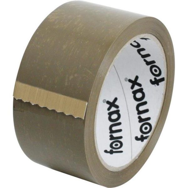 Traka ljepljiva 48mm/66m solvent Fornax smeđa, 000002520