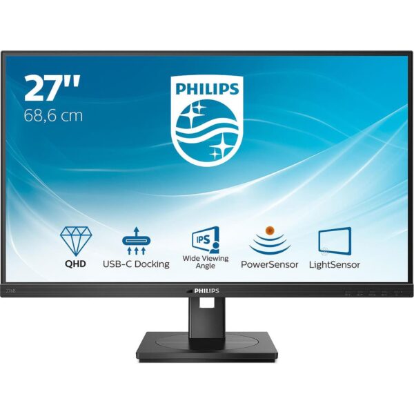 Philips 27" 276B1, HDMI, DP, 10W, , QHD, HAS, 276B1/00