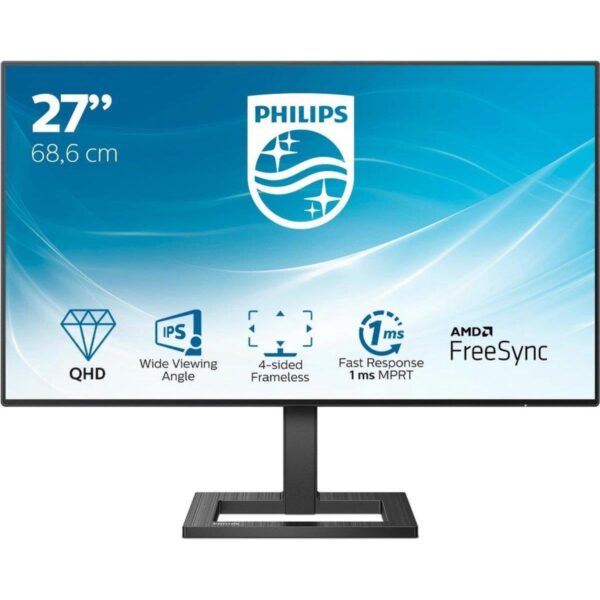 Philips 27" 275E2FAE, QHD, 2xHDMI, DP, HAS, zvuč., 275E2FAE/00