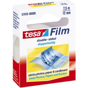 Traka ljepljiva obostrana 12mm/7,5m Tesafilm Tesa 57910 blister, 000007167