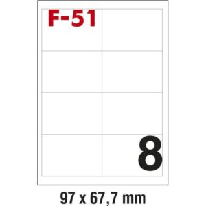 Etikete ILK 97x67,7mm pk100L Fornax F-51, 000024815