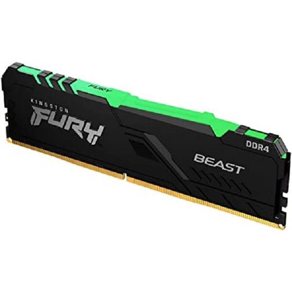 Memorija Kingston Fury Beast, DDR4, RGB, 32GB, 3600MHz, KF436C18BBA/32