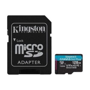 Kingston microSD, Canvas Go! Plus, R170/W90, 128GB, SDCG3/128GB