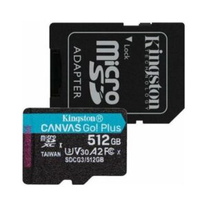 Kingston microSD, Canvas Go! plus, R170/W90, 512GB, SDCG3/512GB
