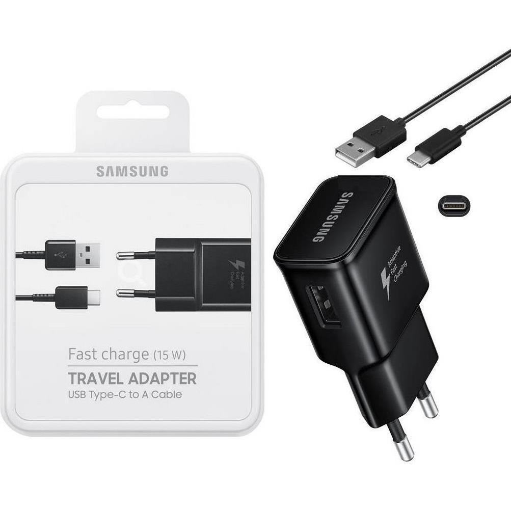 KUĆNI PUNJAČ ORIGINAL ZA SAMSUNG EP-TA20EBE +TIP C USB FAST CRNI BLISTER