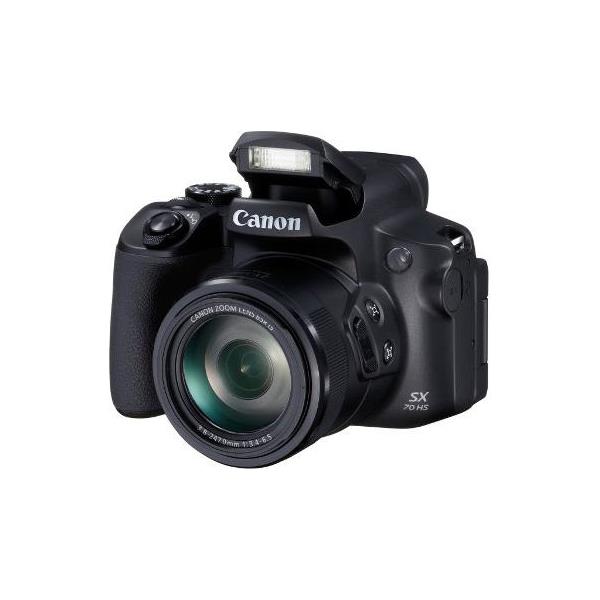Canon SX70 HS, 20MP, 65x zoom, WiFi, 4k, crni, 3071C002AA