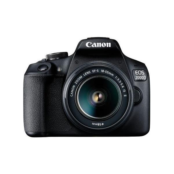 Canon EOS 2000D + 18-55mm IS + EF 50mm f1.8 STM, 2728C030AA