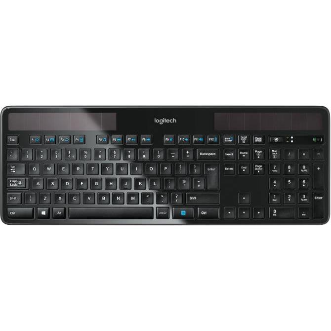 Logitech K750 bežična tipkovnica, solarna, crna, 920-002929 - Slika 2