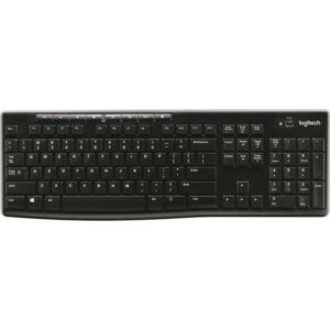 Logitech K270 bežična tipkovnica, 2,4 GHz, crna, 920-003738