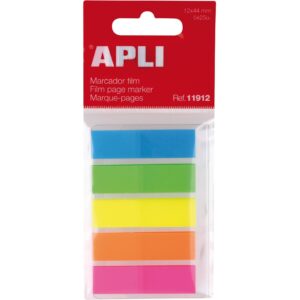 Blok Apli zastavice fluorescentne 12x45mm 25/5 25L, 11912