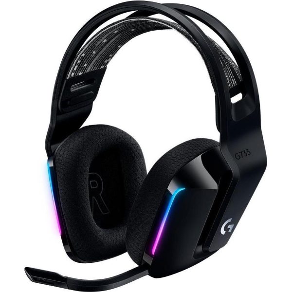 Logitech G733 gaming slušalice s mikrofonom, crna, 981-000864