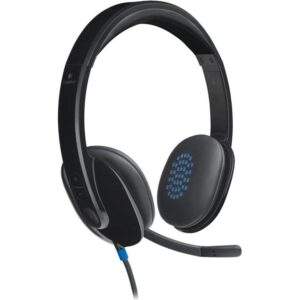 Logitech H540 slušalice s mikrofonom, USB, crna, 981-000480