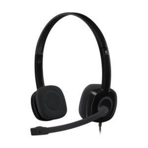 Logitech H151 slušalice s mikrofonom, stereo, crna, 981-000589