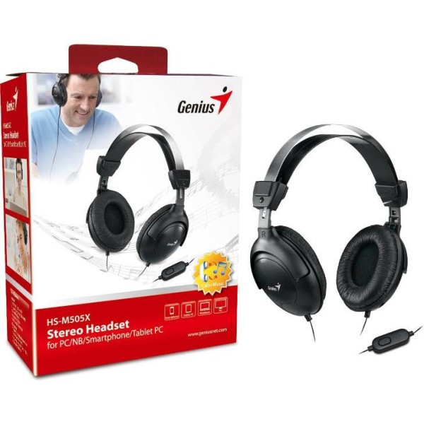 Genius HS-M505X, slušalice s mikrofonom, 31710058101