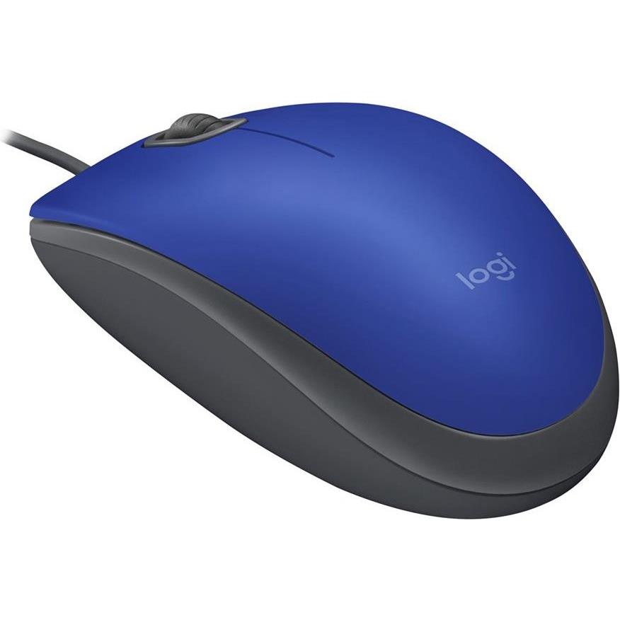Logitech M110 Silent žičani optički miš, plava, 910-005488 - Slika 2
