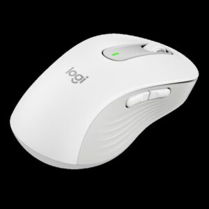 Logitech M650 L, bežični miš, bijeli, za ljevake, 910-006240