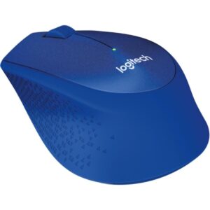 Logitech M330 Silent+ bežični optički miš, plava, 910-004910