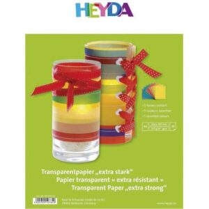 Papir-paus A4 115g pk10 Heyda 20-48754 10 sortirano, 000007794