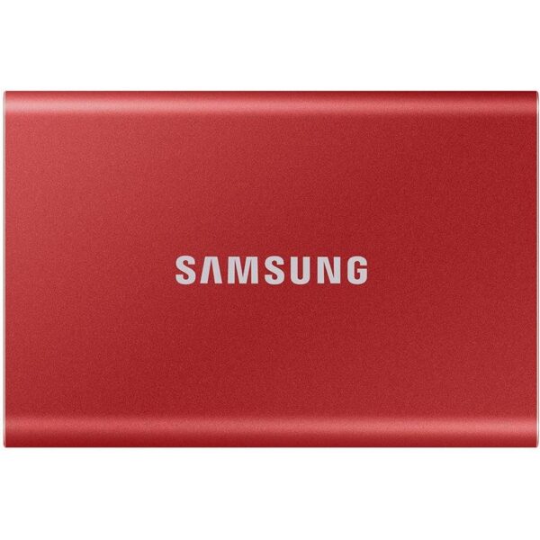 Vanjski SSD 500GB Samsung Portable T7 Metallic Red USB 3.2, MU-PC500R/WW