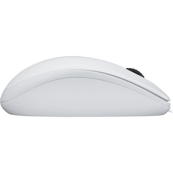 Miš žični Logitech B100 optical USB, bijeli, 910-003360 - Slika 2