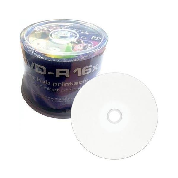 TRAXDATA OPTIČKI MEDIJ DVD-R 16X CAKE 50 WHITE FULL PRINTABLE, 9077E3ITRA005