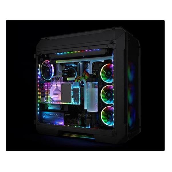 Hladnjak za kućište Thermaltake Riing Plus 12 RGB Lumi (3 kom+HUB), CL-F076-PL12SW-A - Slika 4