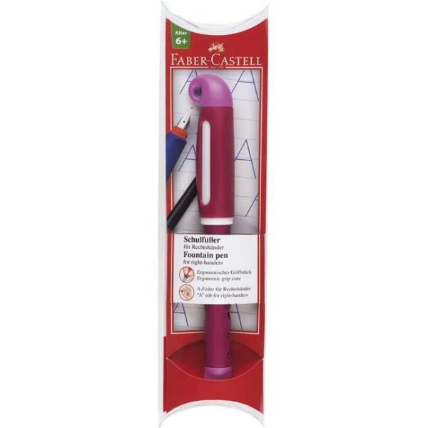 Nalivpero školsko A Faber Castell 149867 rozo blister, 000002266