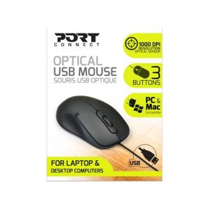 Port miš OFFICE BUDGET - PRO, crni, 900400-PRO