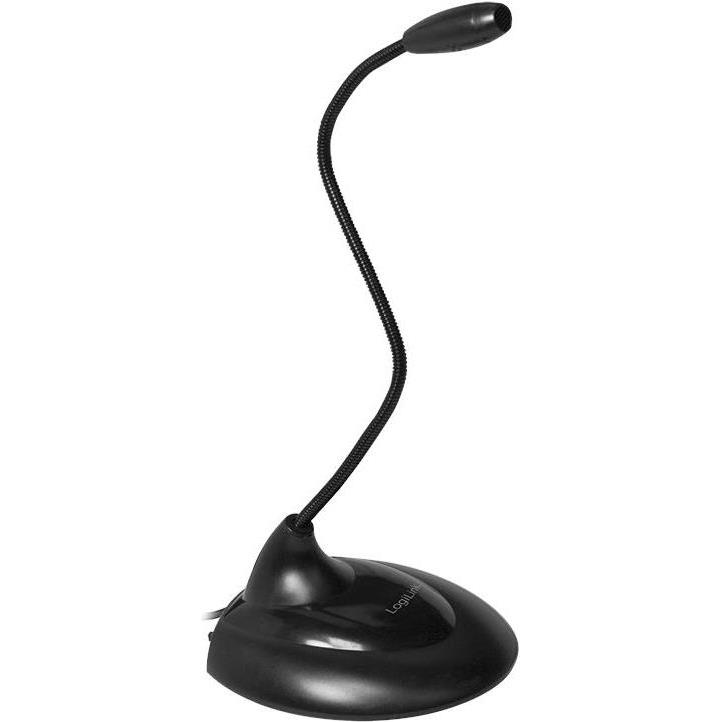LogiLink HS0047, PC microphone, -58 dB from 100 to 16,000 Hz, Omnidirectional, 2200 ohms, Wired, HS0047