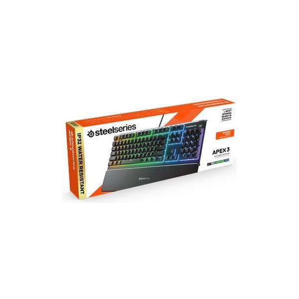 Žična tipkovnica SteelSeries Apex 3 - US, 64795 - Slika 3