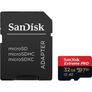 Memorijska kartica SanDisk Extreme Pro microSDXC, A1, V30, U3 32GB, SDSQXCG-032G-GN6MA