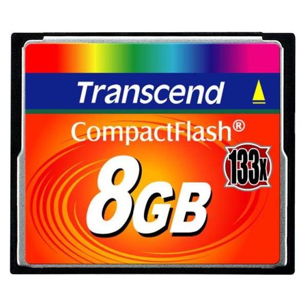 Memorijska kartica Compact Flash Transcend 8GB 133X, TS8GCF133